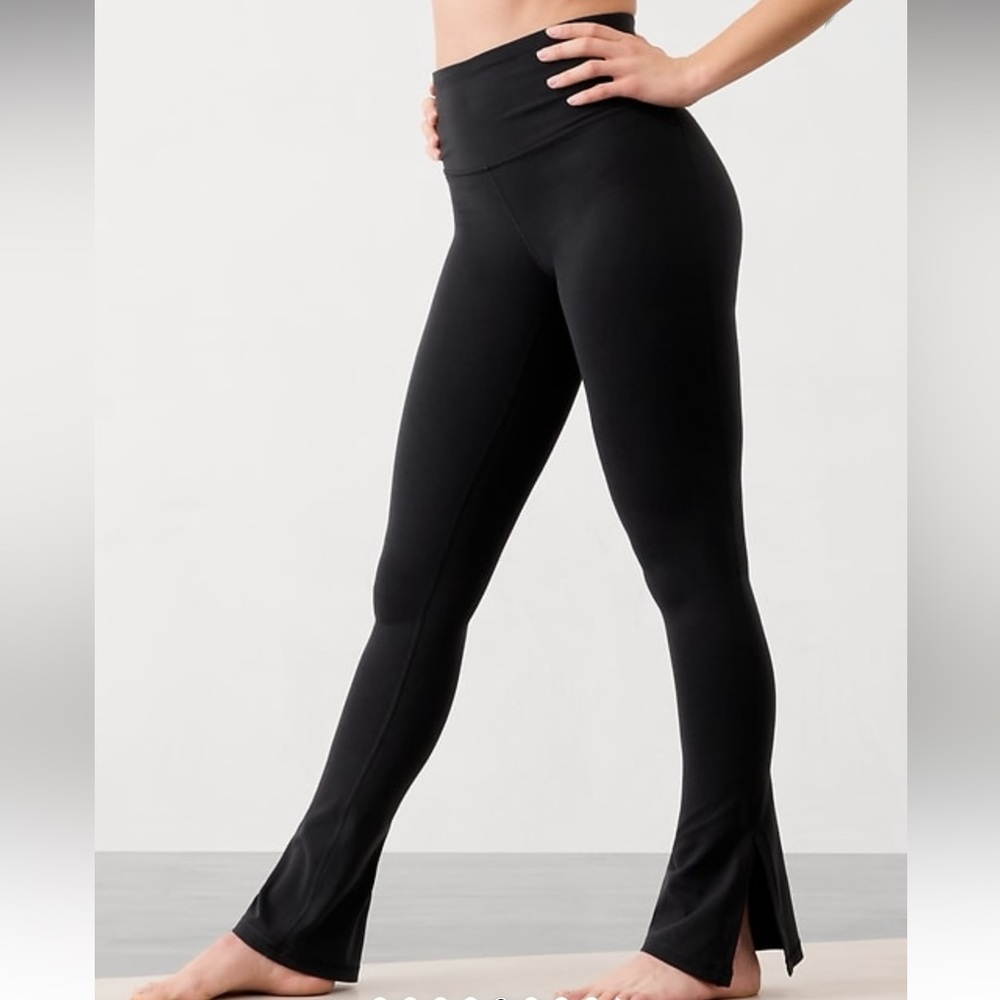 NWOT-Athleta Elation Ultra High Rise Split Slim Flare Pant